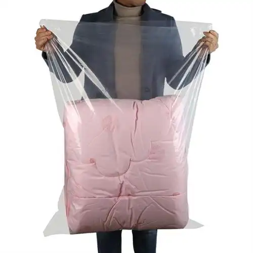 大号塑料袋加厚透明大码搬家袋子高压pe口袋塑料自封袋