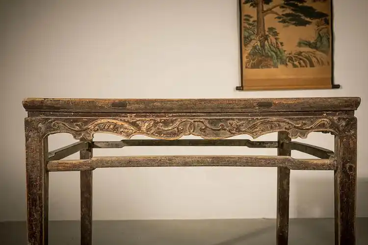 清早期方桌黄花梨作工