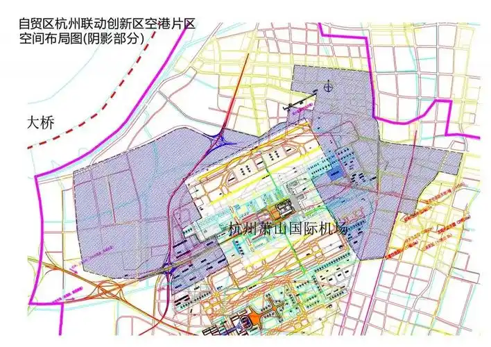 萧山机场第三四跑道位置在哪自贸试验临空片区布局透露