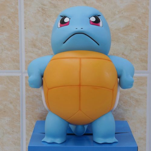 傲娇生气叉腰杰尼龟手办可达鸭神奇宝贝礼物摆件大号