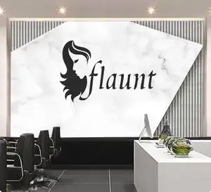 定制美容美发店壁纸3d墙纸个性发廊理发店装饰背景墙壁画墙布