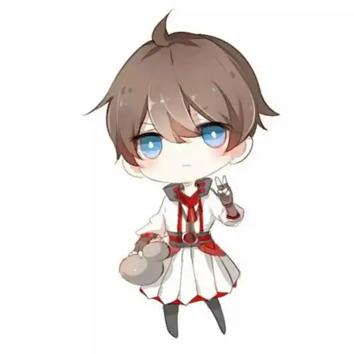 王者荣耀/农药 五黑头像动漫 李白