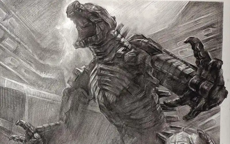 自己画的机械哥斯拉(画的不好,不喜勿喷)