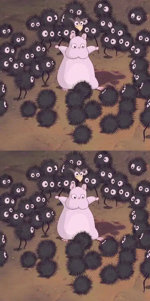 壁纸 动漫 电影 宫崎骏 千与千寻 宝宝 苍蝇 老鼠 煤球 背景图 头像