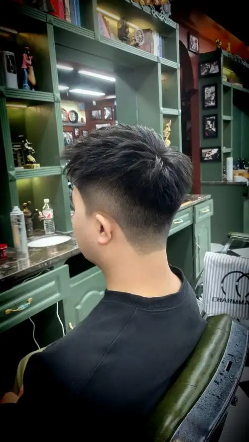 前刺发型#美式渐变 「贵阳市」「查尔曼男士理发馆