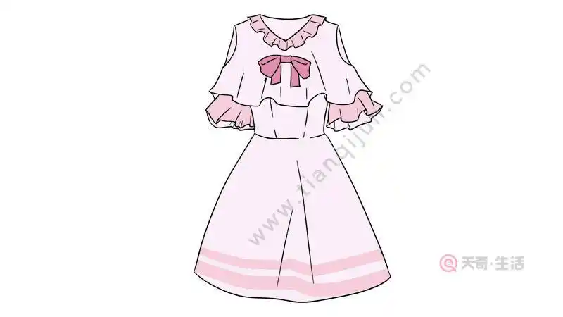 公主裙简笔画 公主裙简笔画怎么画