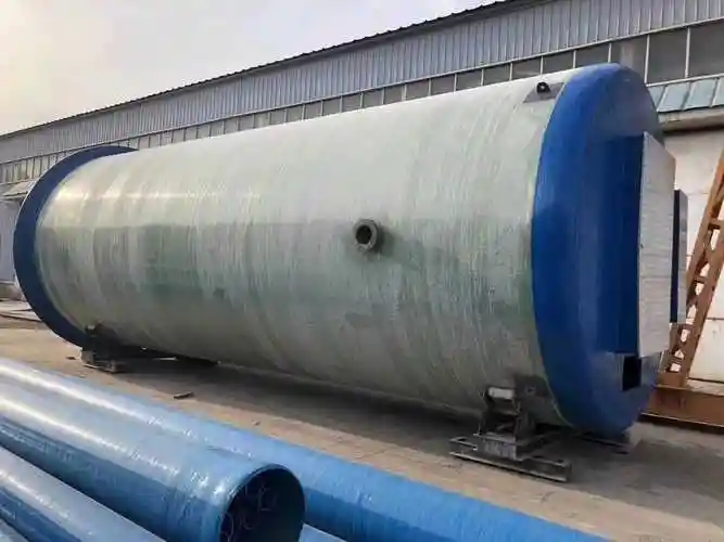 一体化预制雨水泵站 玻璃钢缠绕一体化泵站厂家供应