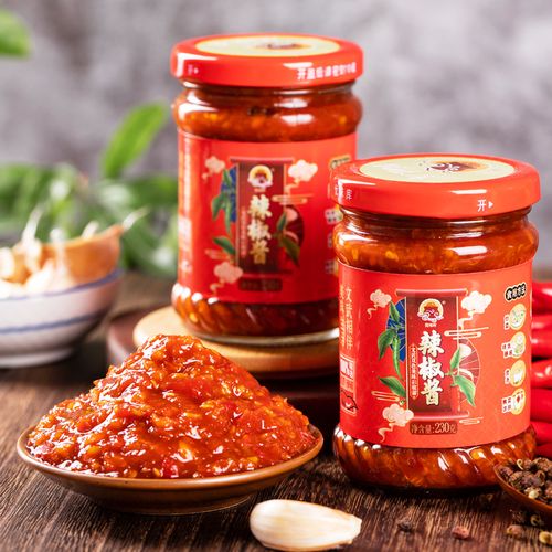 蒜蓉辣椒酱湖南特产瓶装香辣剁椒下饭菜拌面开胃辣椒酱