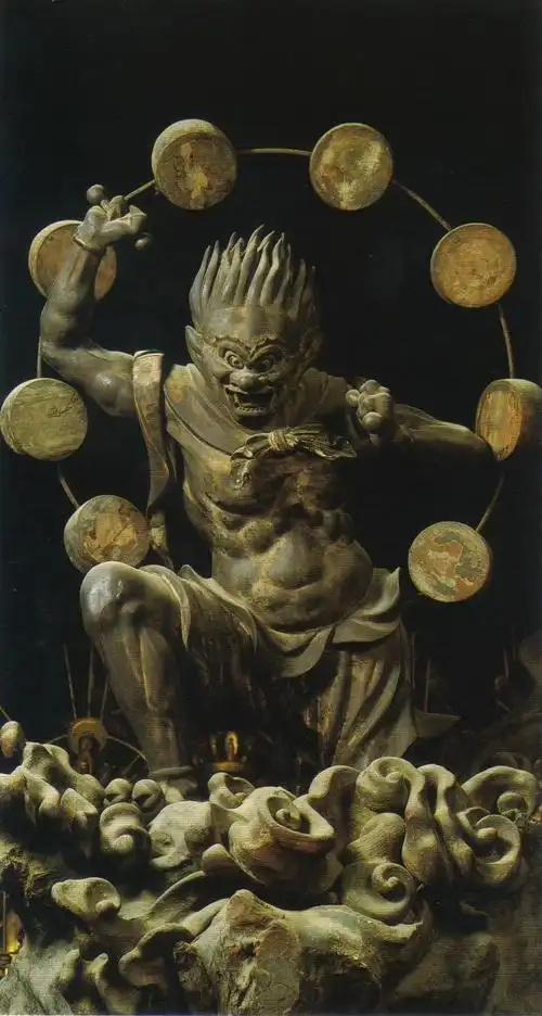 去年京都三十三间堂看的雷神风神,ic卡的本尊