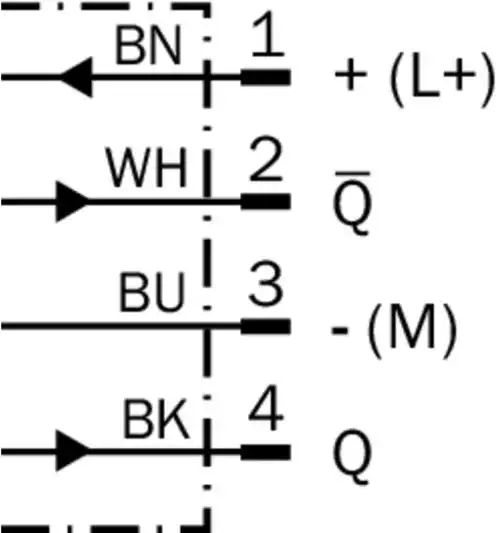 西克sick小型光电传感器wl11-2p2432电气连接图