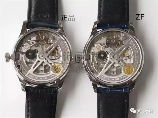 真假评测:zf厂万国葡七v5版本对比正品
