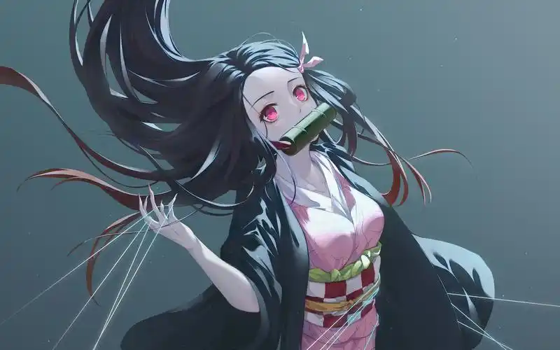 【鬼灭之刃/动态壁纸】最可爱的祢豆子_哔哩哔哩_bilibili