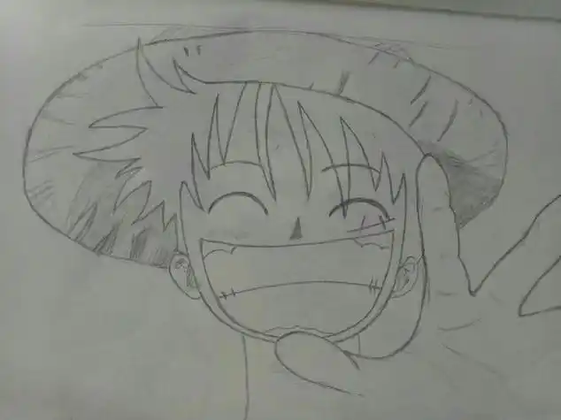 路飞素描画路飞素描画简单