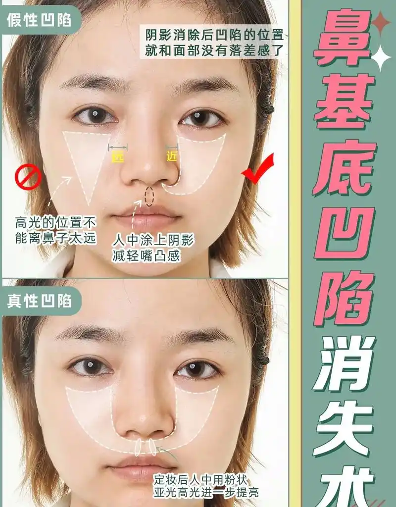 毛戈平美妆学院/鼻基底凹陷真的很显老!