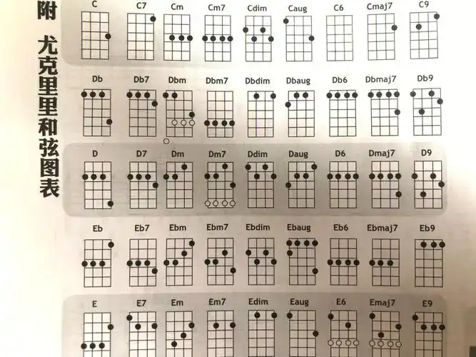 今天来分享尤克里里和弦 别忘了点赞关注收藏哦,[doge]坚持练习争取
