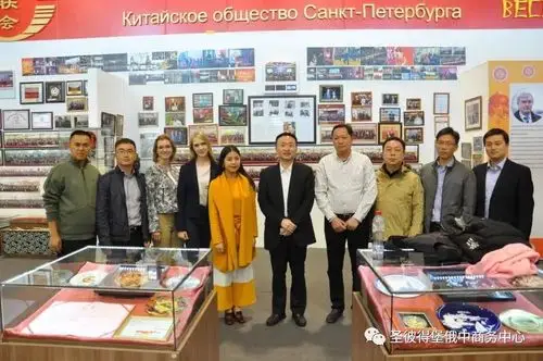 上海市嘉定区副区长蔡潇飞率团访问俄中商务园