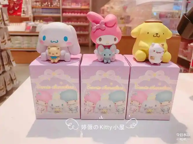 miniso名创优品三丽鸥小伙伴盲盒玉桂美乐蒂库洛米手办潮玩盲盒