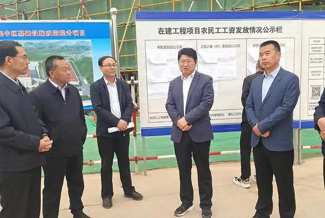 镇原县委书记陈磊调研城区重点项目建设工作