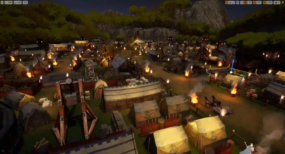 ue4虚幻四古代大型军营场景