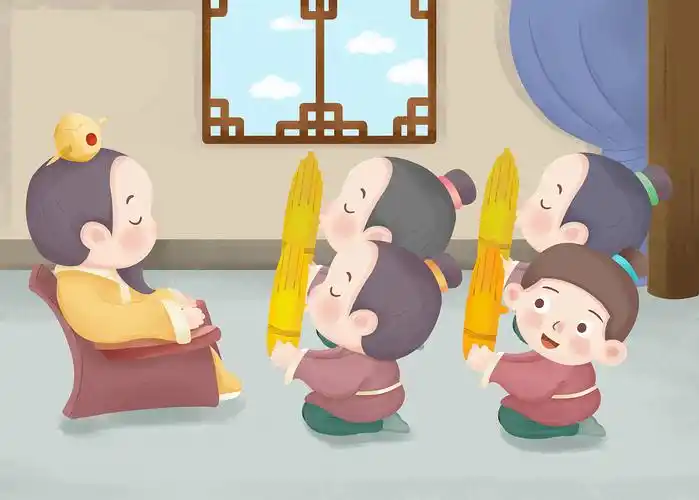 成语故事卡片插画