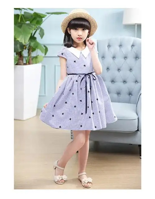 童装2017夏装6新款女童7短袖8连衣裙9夏季10儿童公主裙11裙子12岁