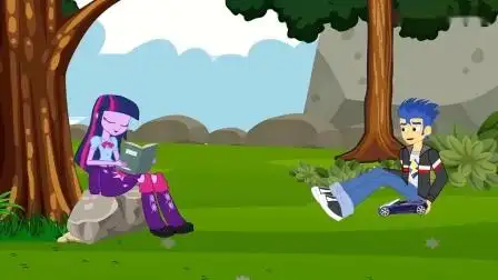 阿坤太调皮,一直打扰紫悦看书