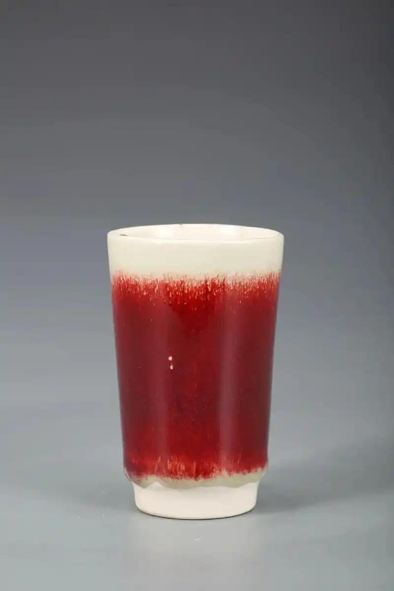 钧瓷艺术 #80年代(红色钧官窑)作品展示 望嵩窑艺术 - 抖音