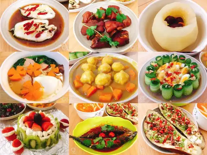 很多,我喜欢把历史做过的菜拼在一起,每每有尝试新菜,就更新进拼图里