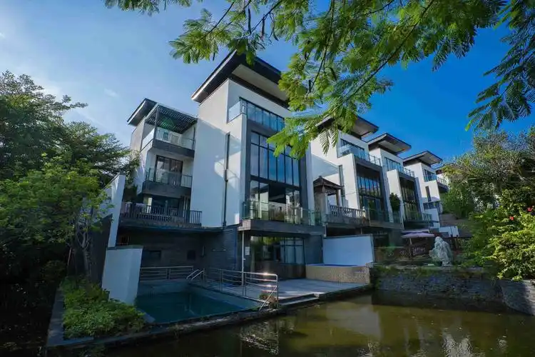 号|12房20床大户型|轻奢网红|明月山溪豪华温泉别墅|会议团建烧烤度假