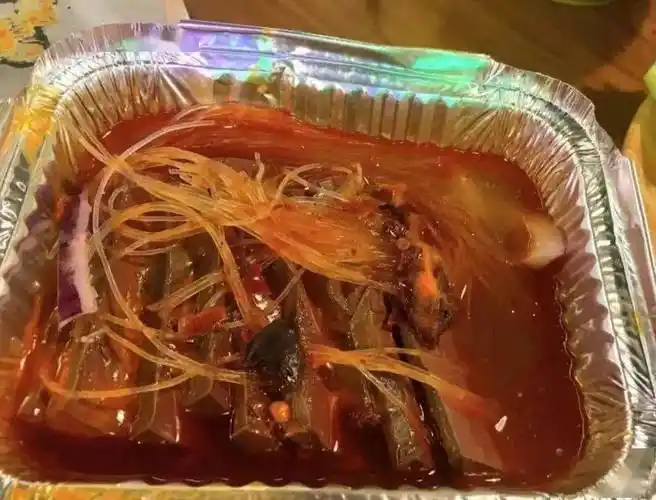 " 锡纸鸭血粉丝"