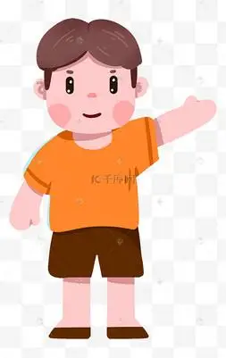 男孩站立手势旧木板板子鸭子剪影黑色站立姿势实用白色站立的小人卡通