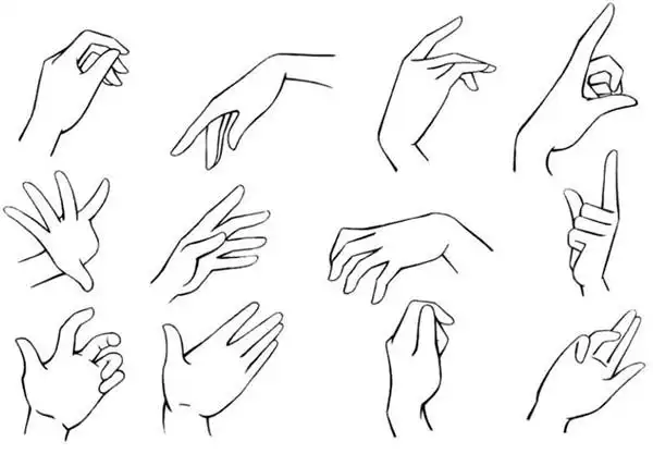 漫画手的画法教程