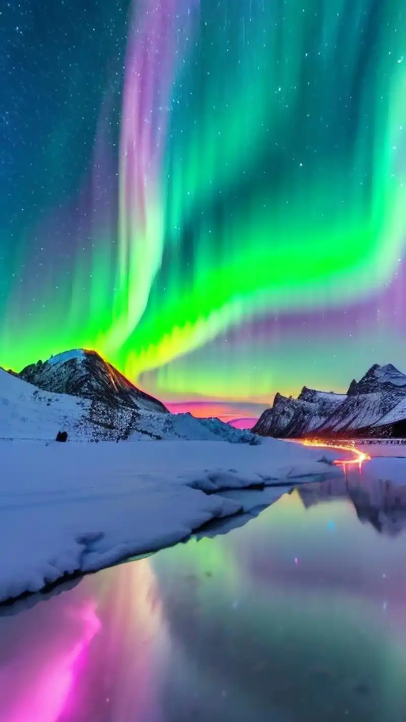 💫 宝子们,今年超流行的极光壁纸来啦!