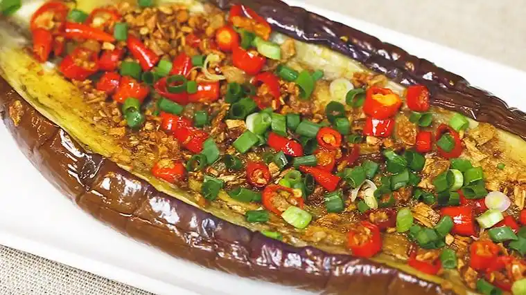 蒜蓉烤茄子的做法