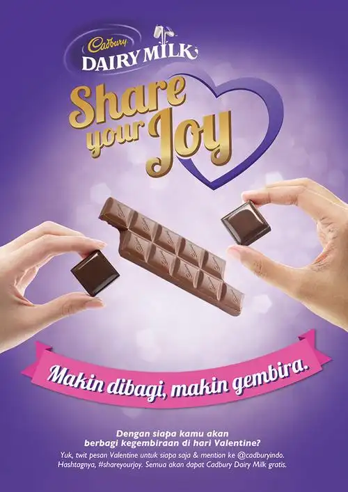 卡路里我的天敌吉百利巧克力海报设计