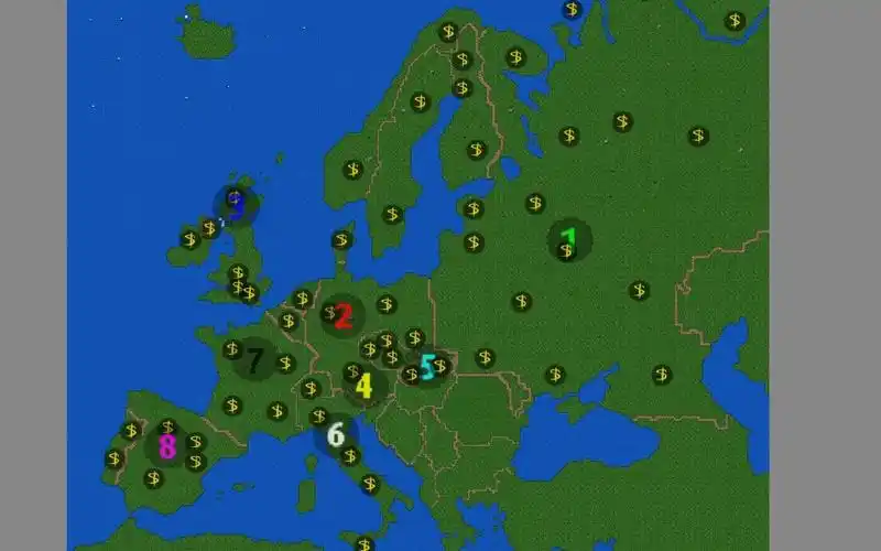 铁锈战争肝爆欧洲地图直接完结