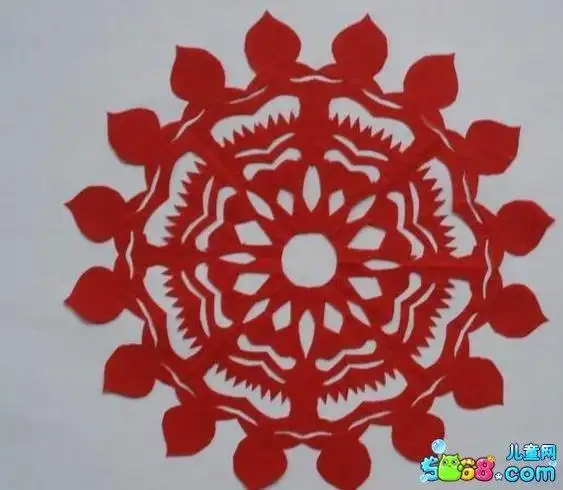 认识剪纸符号剪纸纹样太阳纹小圆孔和月牙剪纸风太阳元素设计