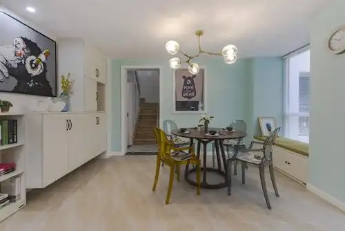 150平复式楼现代风格装修效果图