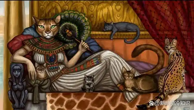 古埃及膜拜的猫神巴斯特神