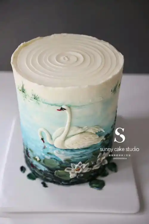 浮雕 手绘 蛋糕