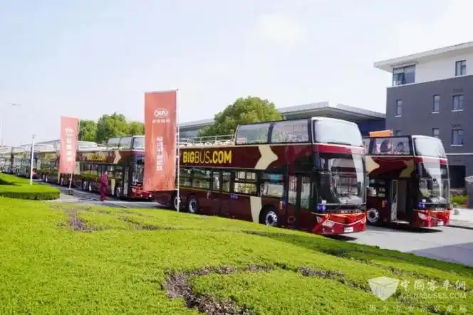 打卡景点,增彩奥运 安凯纯电动双层巴士批量出口法国_海外新闻_客车网