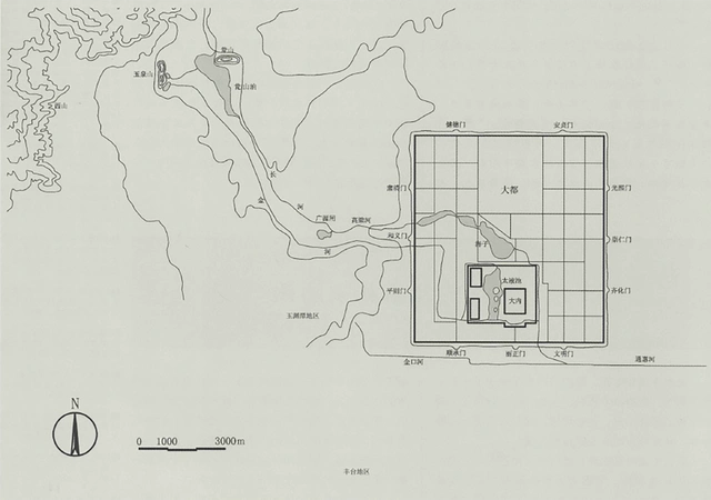 元世祖忽必烈登上汗位后,在金中都的东北部建造新城,因游牧民族向来"