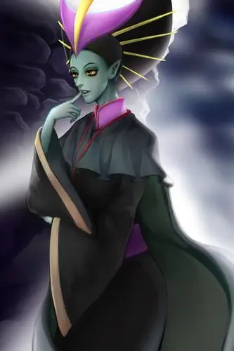 童年记忆向,画一个石矶娘娘.小.