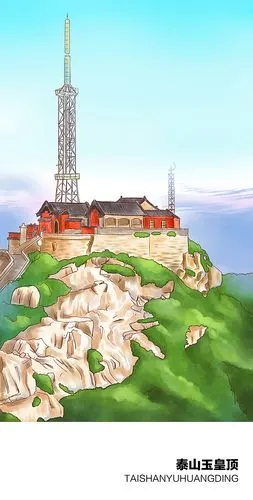 泰山四季|插画|商业插画|晓绘趣味策划 - 原创作品 - 站酷 (zcool)