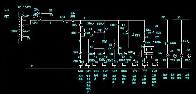 z3040摇臂钻床 z3035bx13摇臂钻床电气原理 z3040x16/1摇臂钻电气图 z