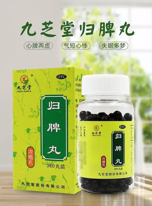 九芝堂 归脾丸 360丸脾虚失眠多梦心悸头晕乏力食欲不振安神助眠 6盒