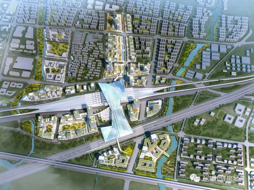沪苏湖高铁松江南站(松江枢纽核心区)详细规划修编草案公示