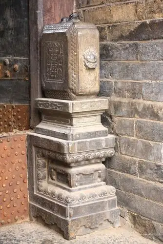 山西王家大院门墩