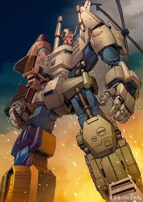 变形金刚衍生绘本混天豹全身姿态