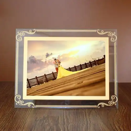 10七框证书 寸相框水晶6摆台 创意寸影楼logo5玻璃7印儿童128 a4